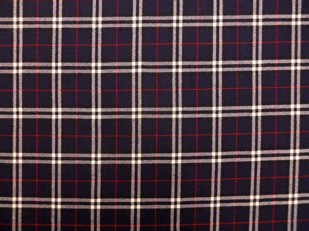 Virgin Wool Plaid0