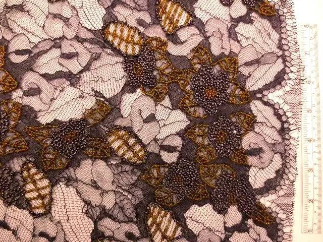 Beaded Chantilly Lace0