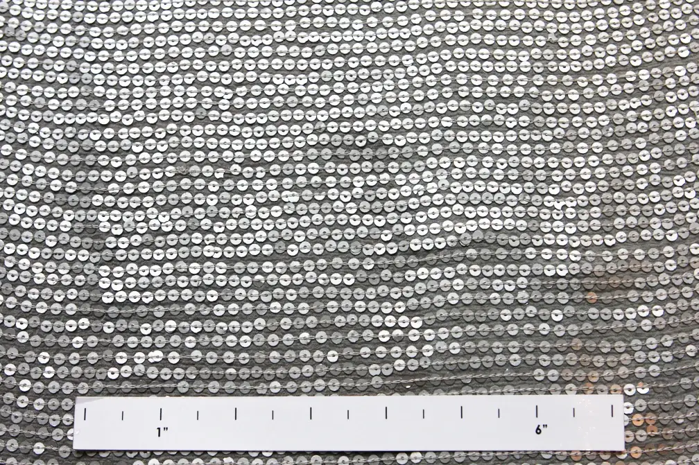 Sequins on Silk Chiffon1