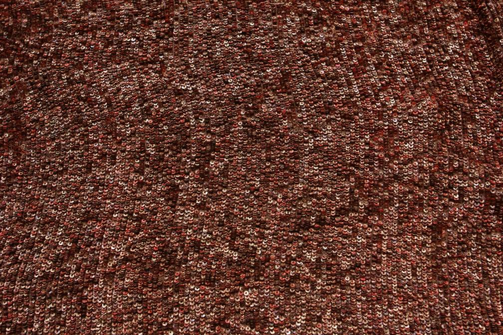 Sequins on Silk Chiffon0