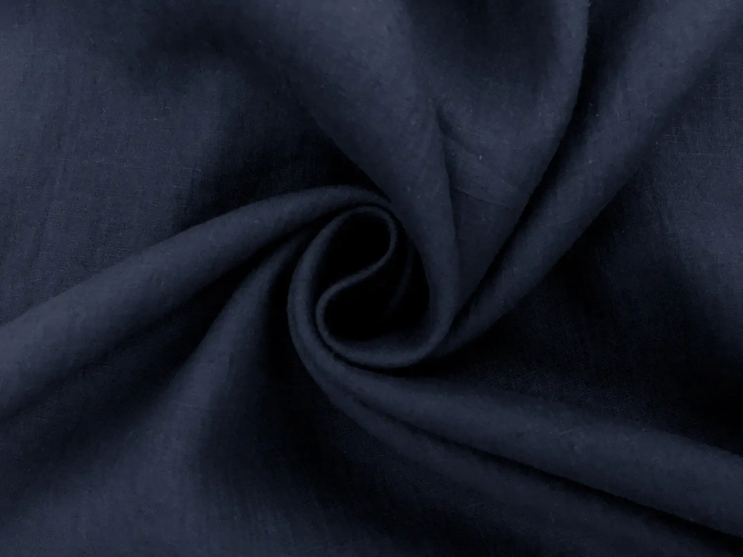 Washed Handkerchief Linen in Navy1