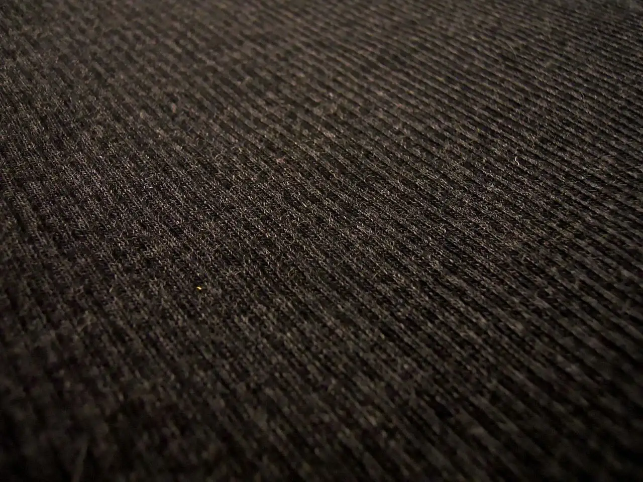 Virgin Wool Rib Knit in Charcoal2