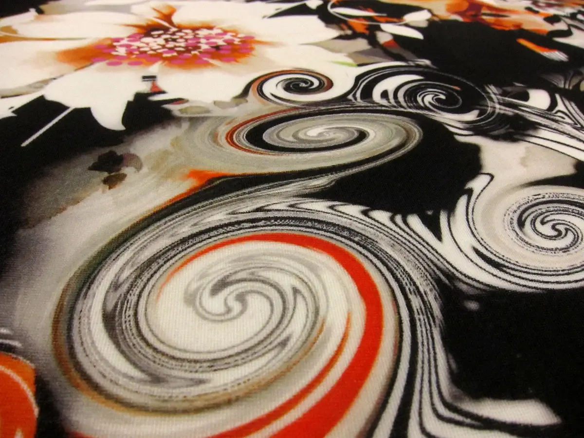 Printed Silk Gazar1