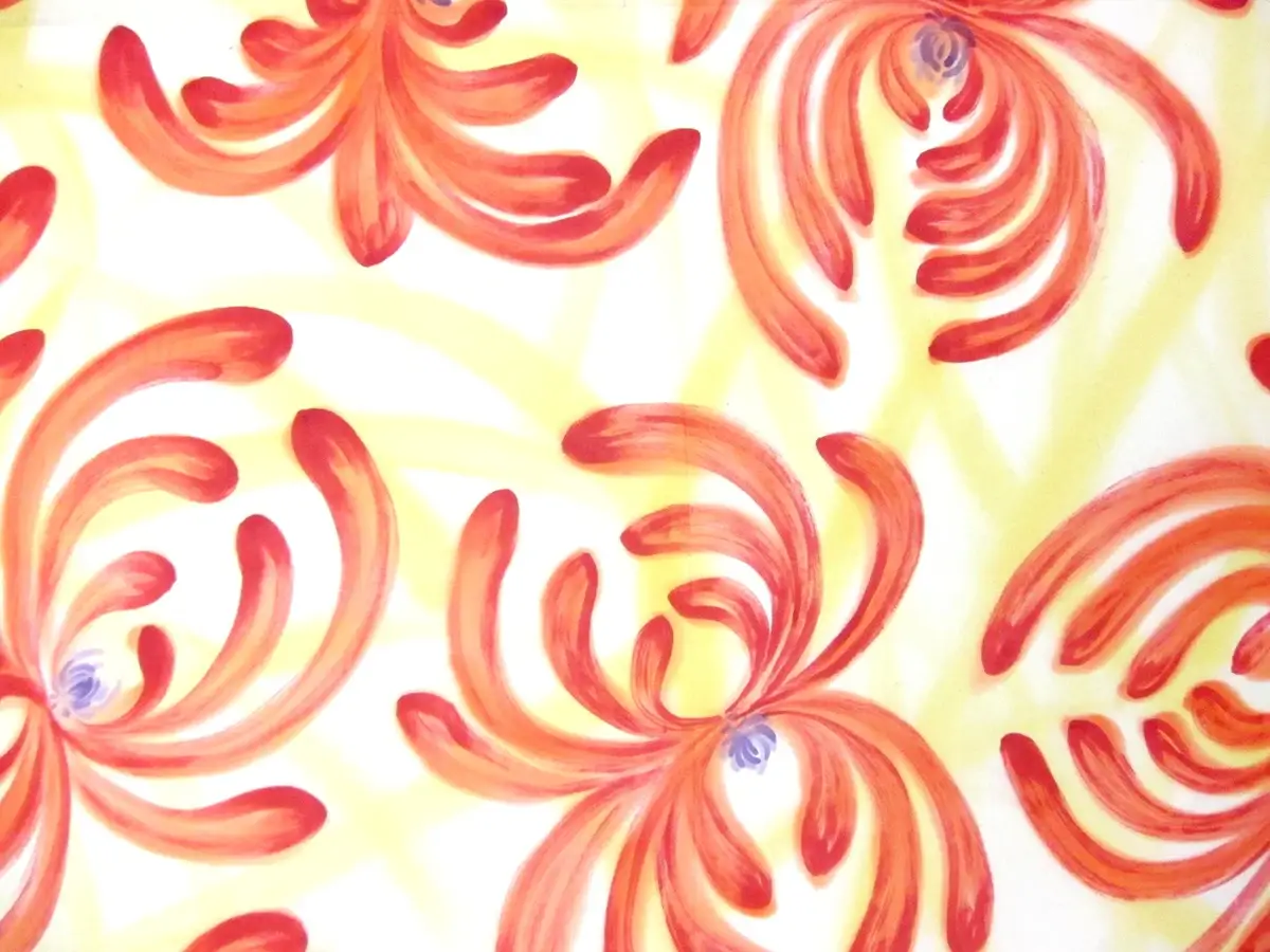 Printed Silk Chiffon0