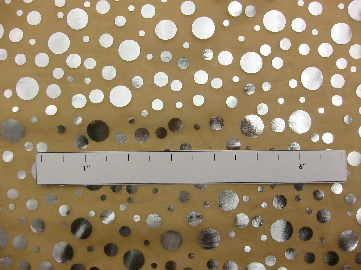 Metallic Dotted Silk Chiffon in Nude1