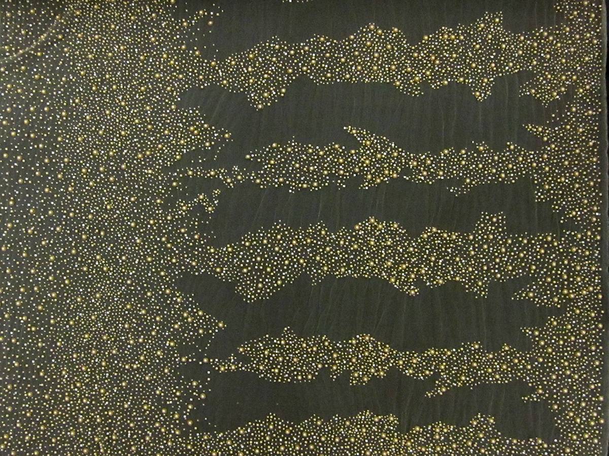 Novelty Beaded Tulle in Gold0