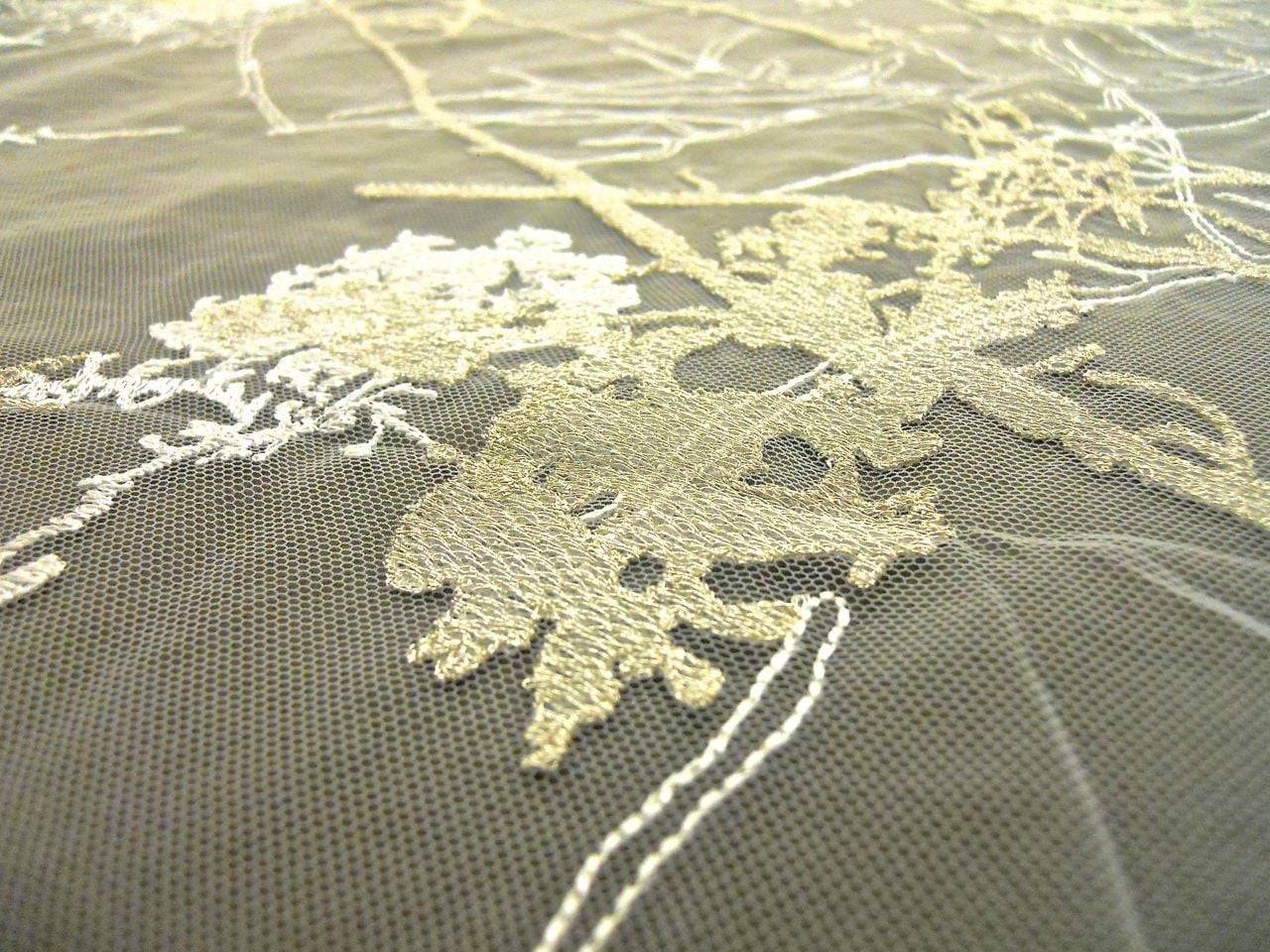 Metallic Embroidered Tulle2