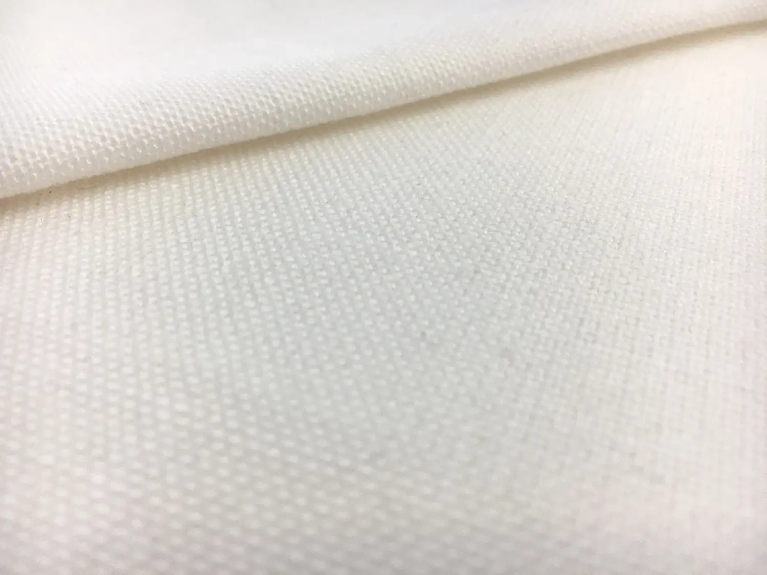 Linen Like Polyester in Ivory0