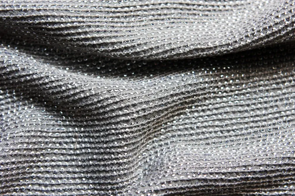 Sequins on Silk Chiffon3