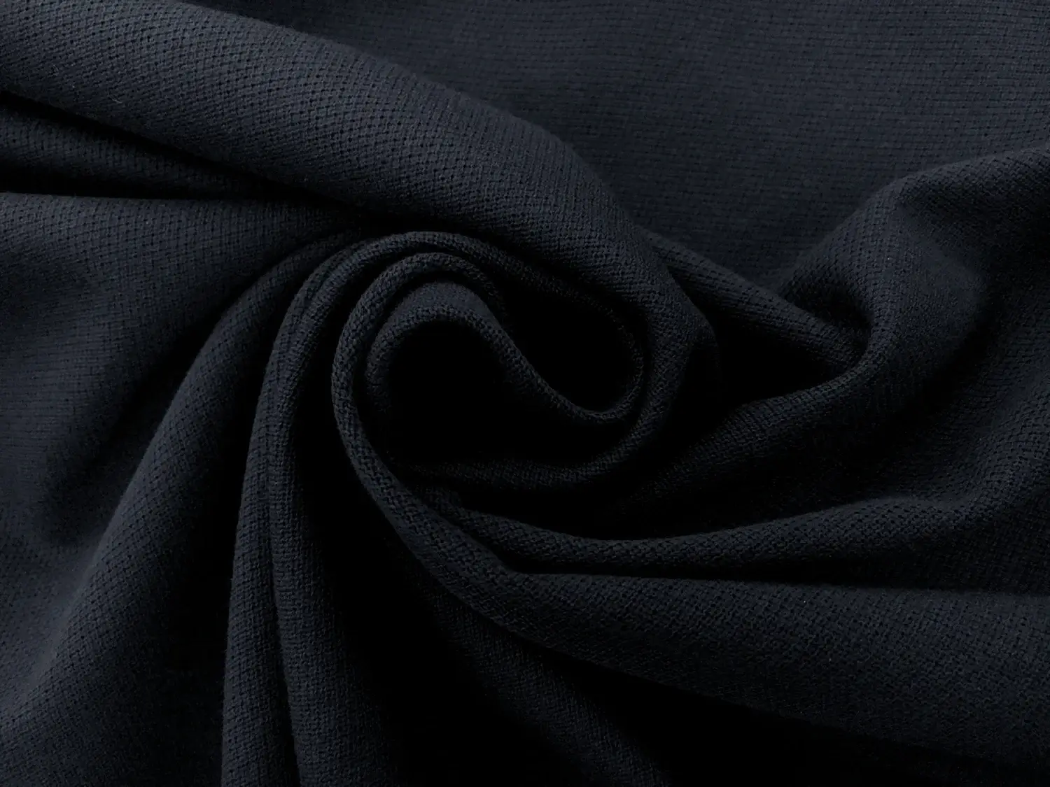 Japanese Cotton Pique Knit in Navy1
