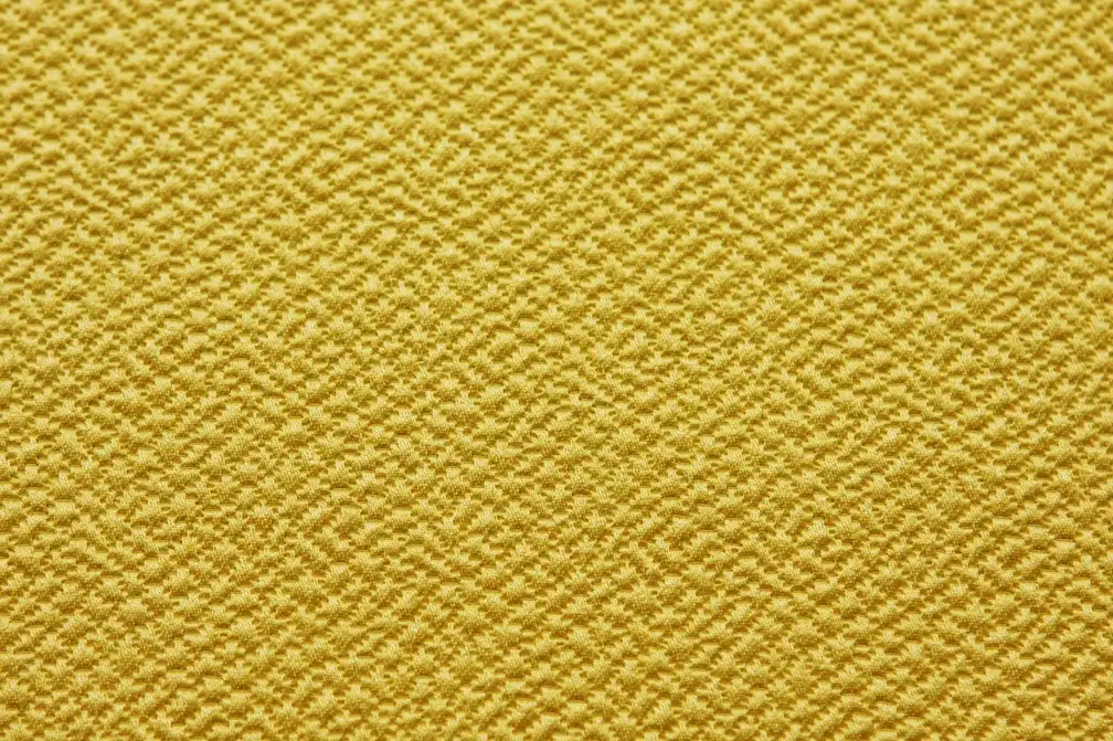 Silk and Wool Hammered Satin in Lemon Peel2
