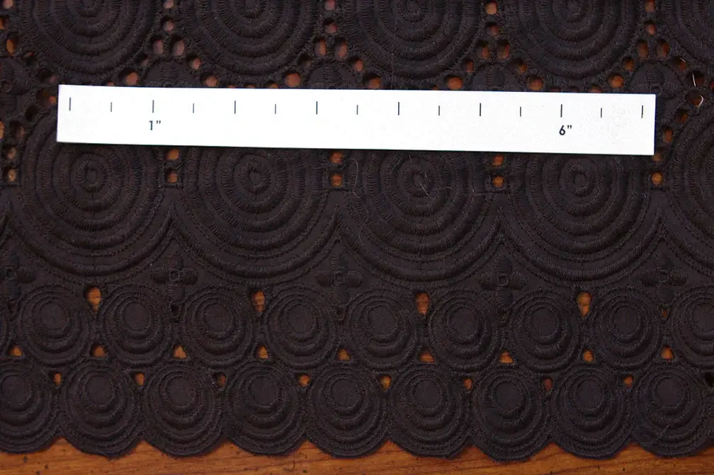 Cotton Eyelet in Black1