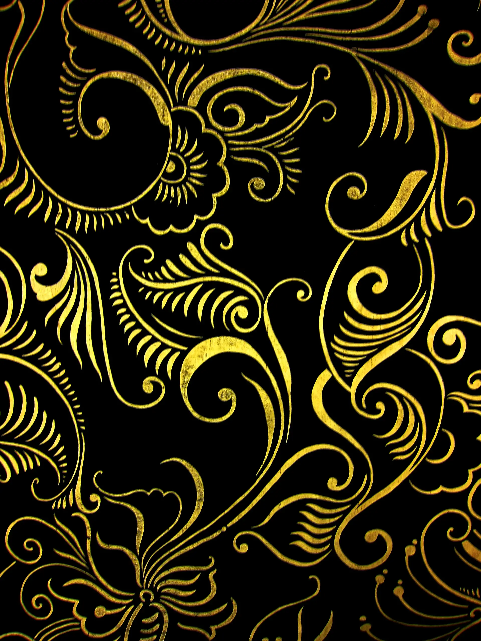 Metallic Print Silk Doupioni0