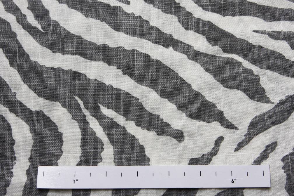 Linen Upholstery Zebra Print2
