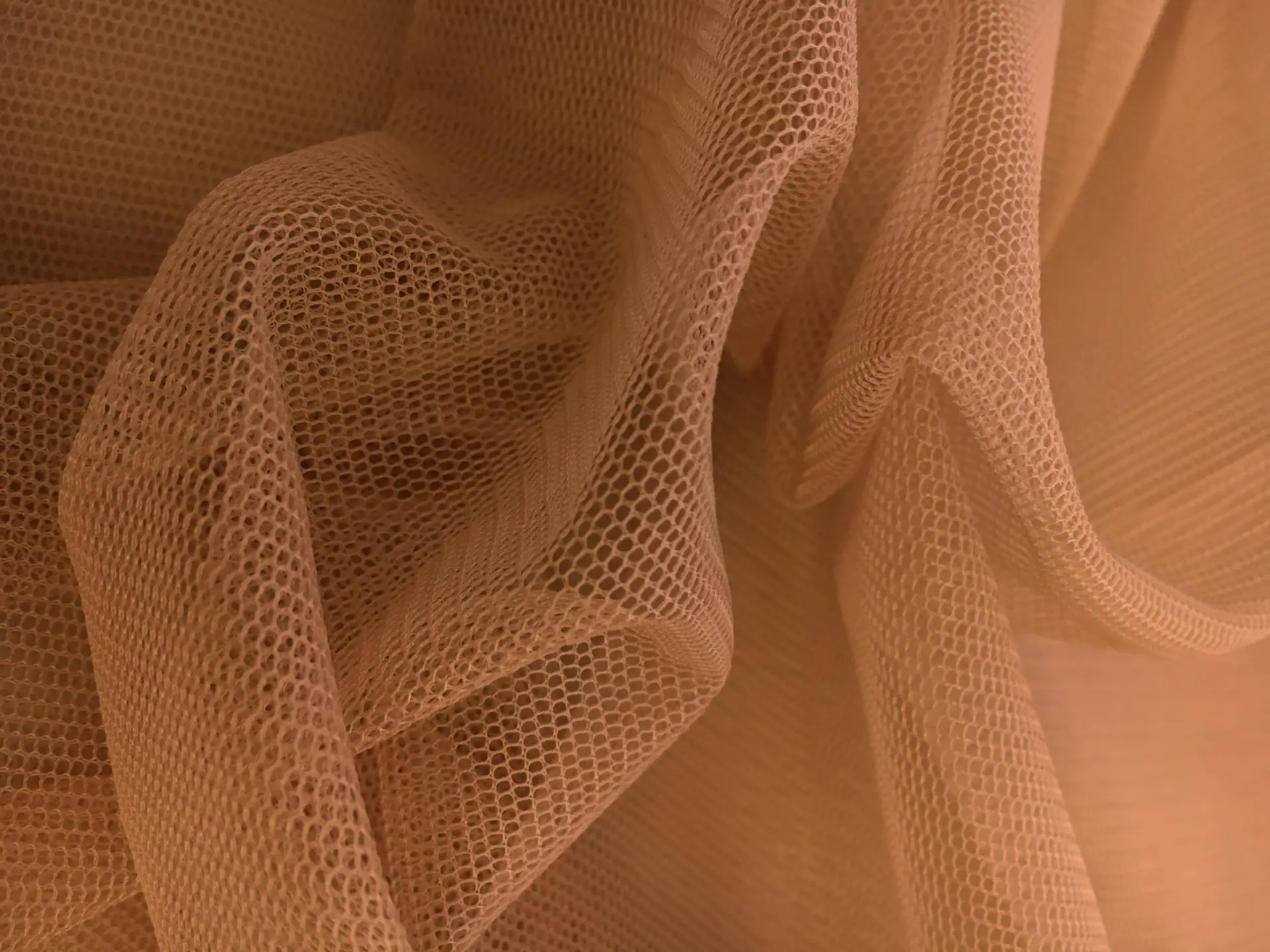 Nylon Bobbinet in Castoro0