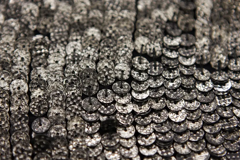 Novelty Sequins on Silk Chiffon2