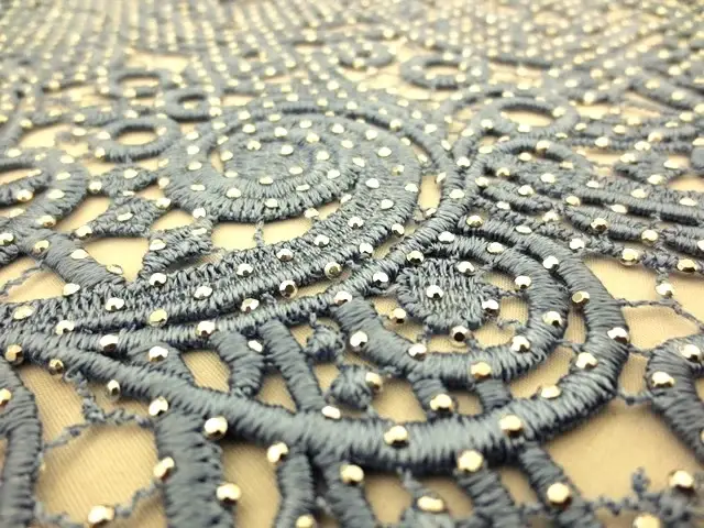 Metallic Guipure Lace2