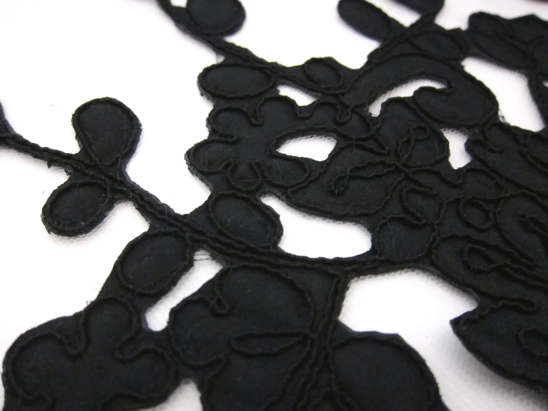 Corded Satin Appliqué on Illusion3