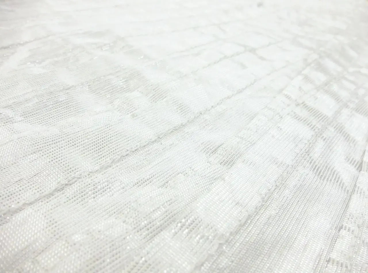 Metallic Tucked Silk Shantung2
