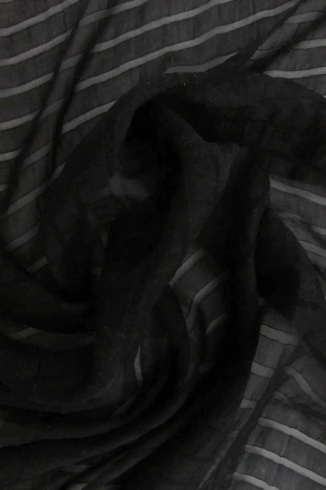 Silk Shadow Stripe Chiffon3