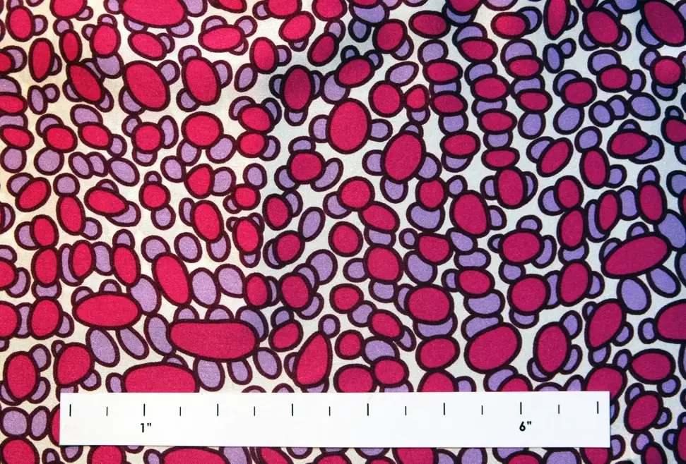 Printed Silk Charmeuse0
