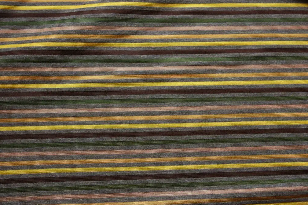 Rayon Lycra Stripe Knit0