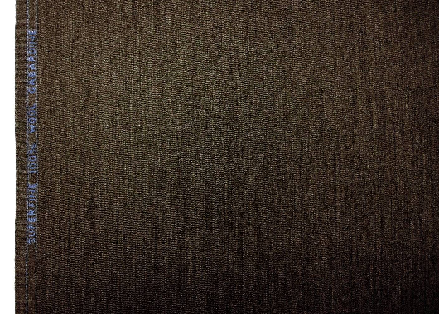 Wool Gabardine in Espresso Heather0