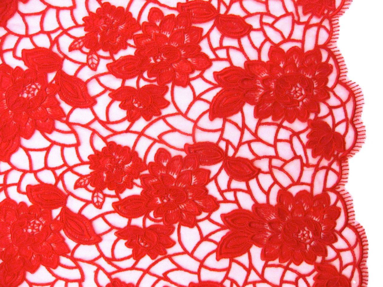 Embroidered Tulle0