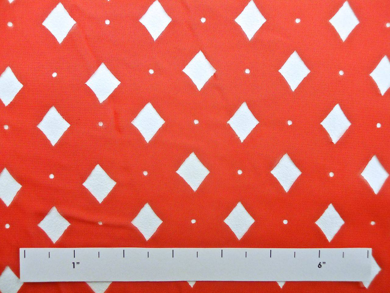 Laser Cut Polyester Chiffon1