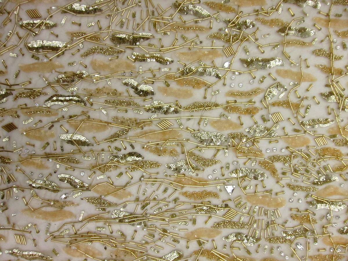 Novelty Hand Beaded Tulle0