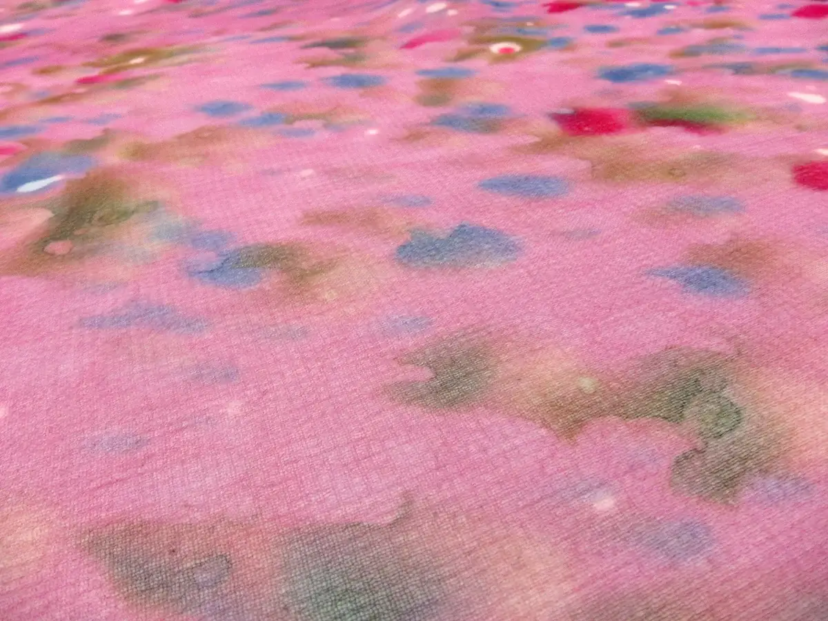 Tie Dyed Heavy Silk Chiffon1