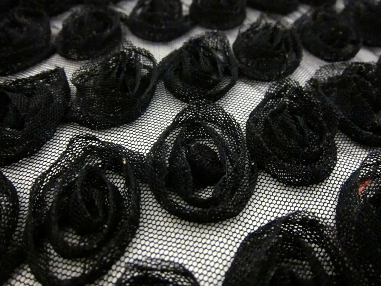 Tulle Rosettes on Tulle2