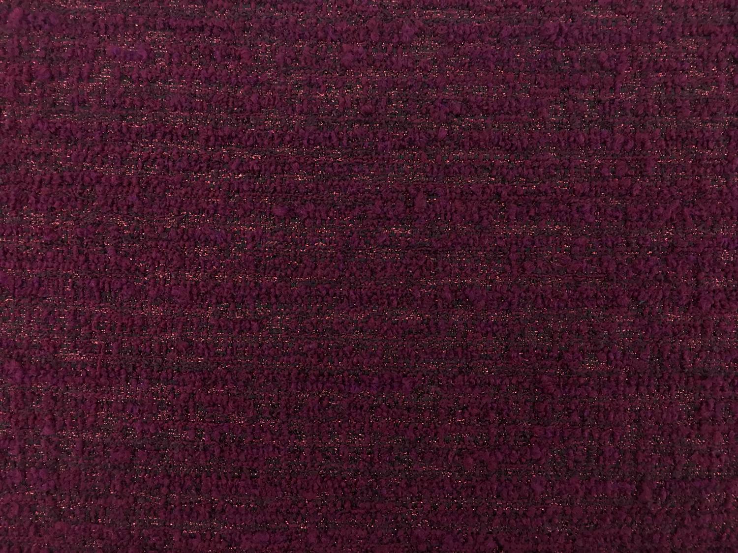 Wool Blend Metallic Tweed in Cranberry0
