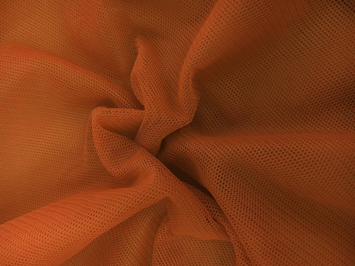 Nylon Bobbinet in Tannino0