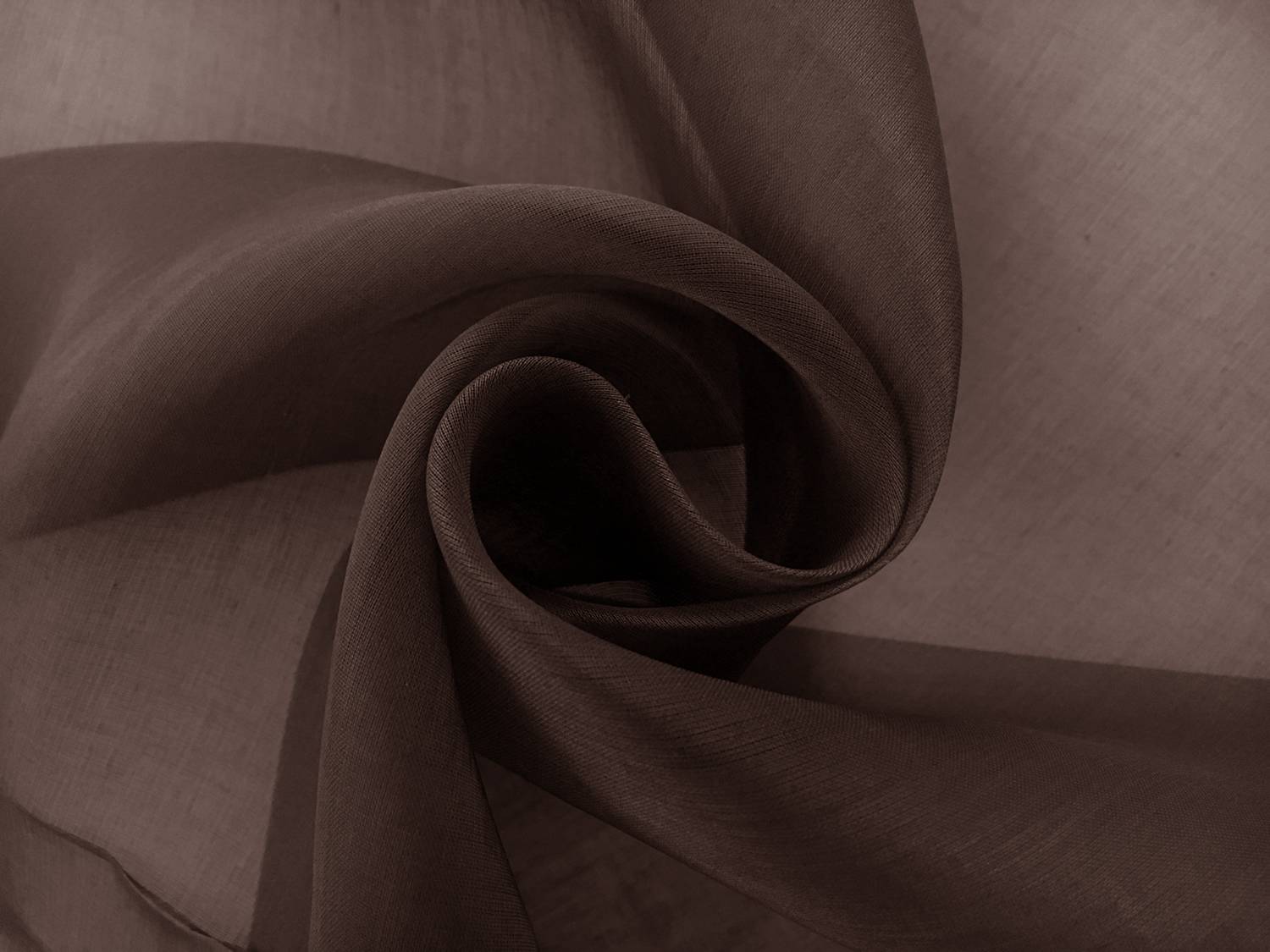 Swiss Cotton Organdy in Brown0