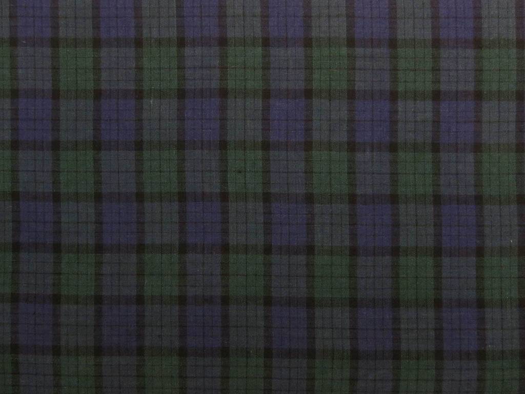 Linen Woven Plaid0