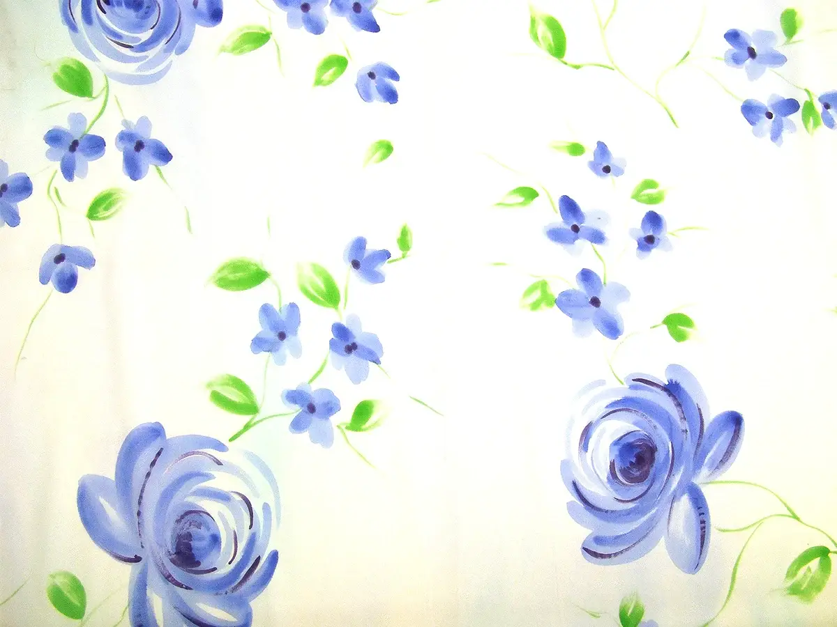 Printed Silk Chiffon0