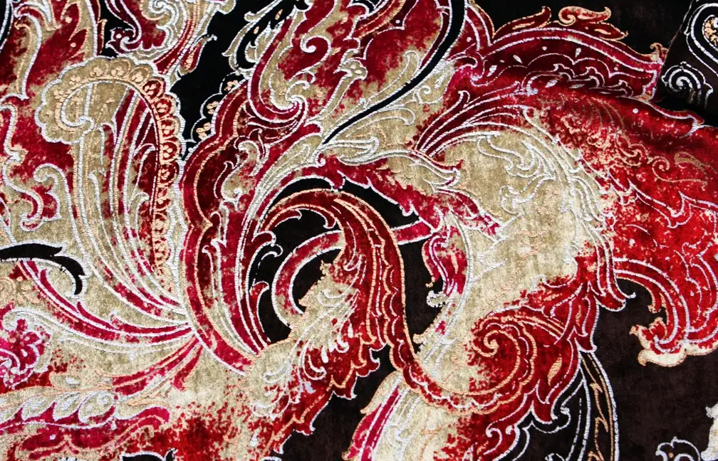 Printed Silk Panné Velvet1
