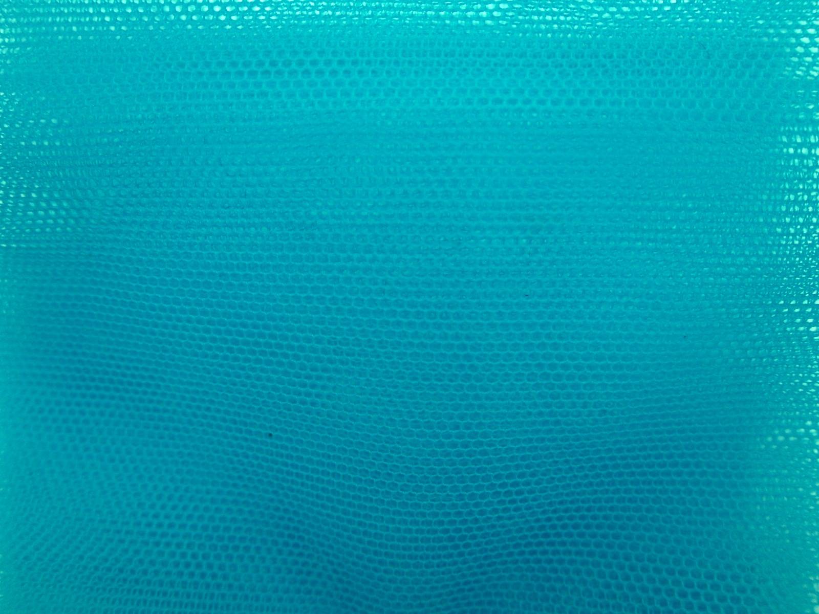 Italian Nylon Tulle in Turchese0