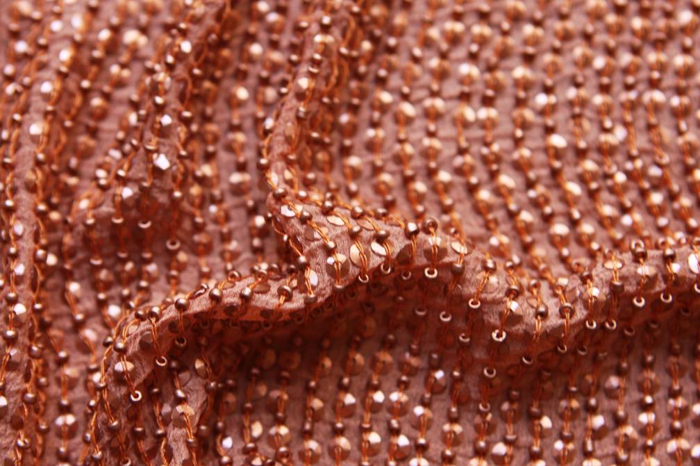 Sequins on Silk Chiffon3