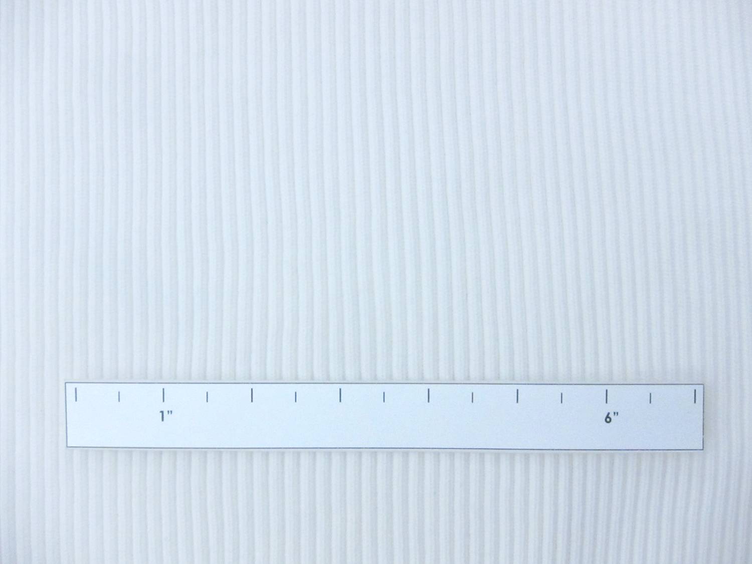 Nylon Rib Knit in White2