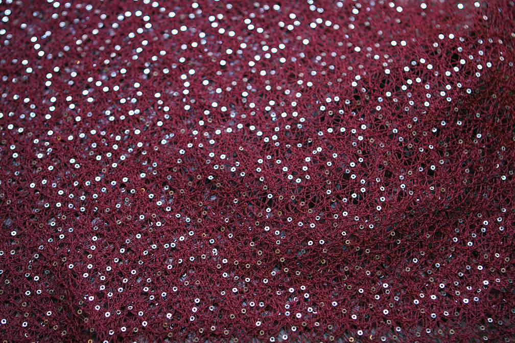 Sequins on Poly Mesh0
