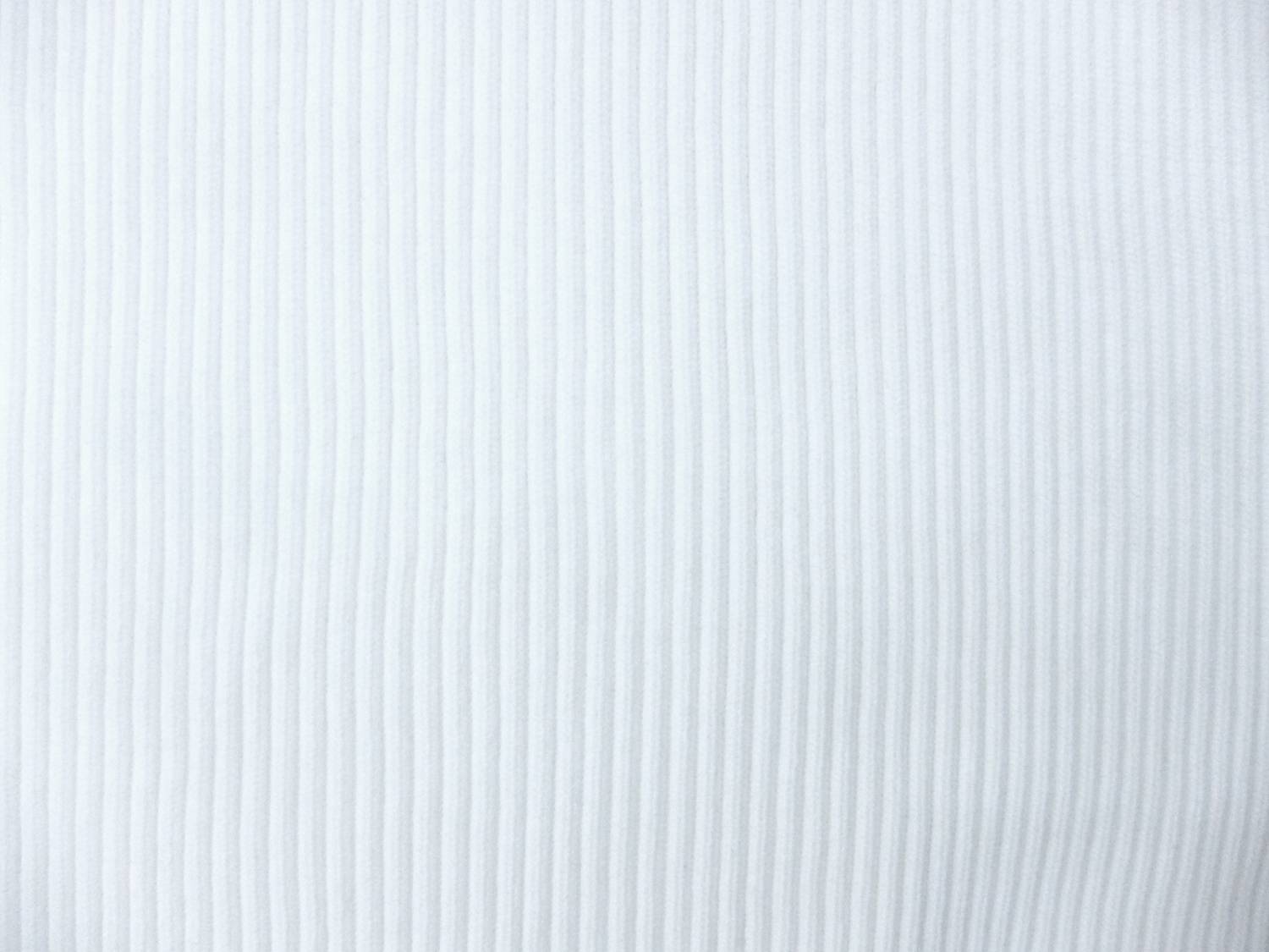 Nylon Rib Knit in White1