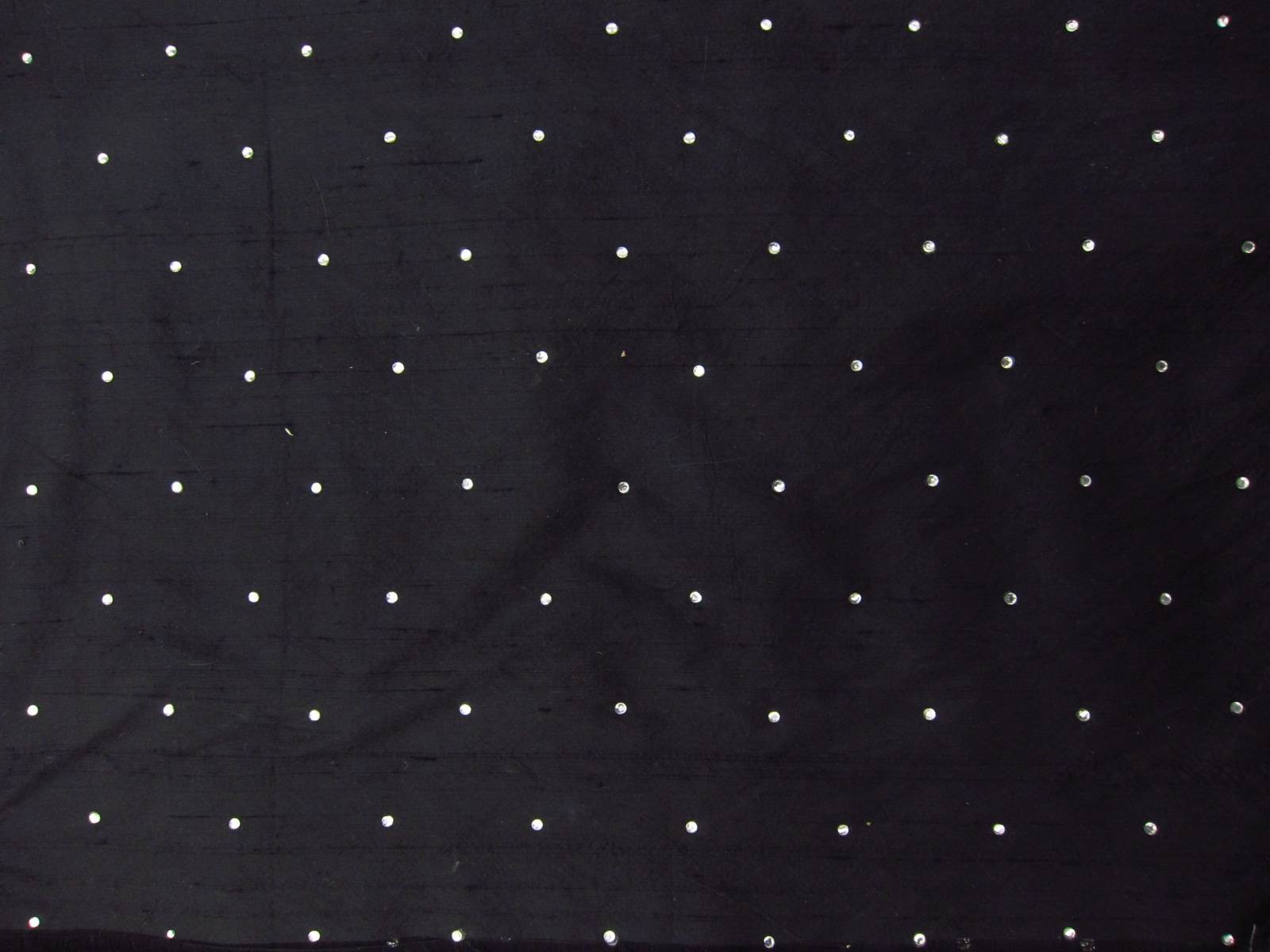 Rhinestones on Silk Shantung1