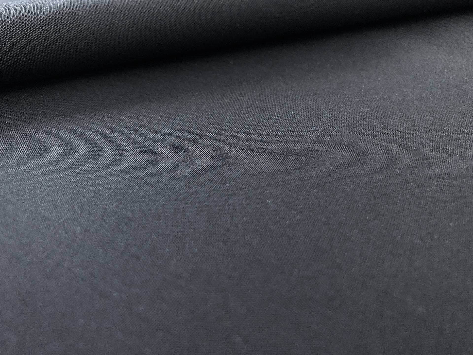 Imported Pima Cotton Broadcloth in Black