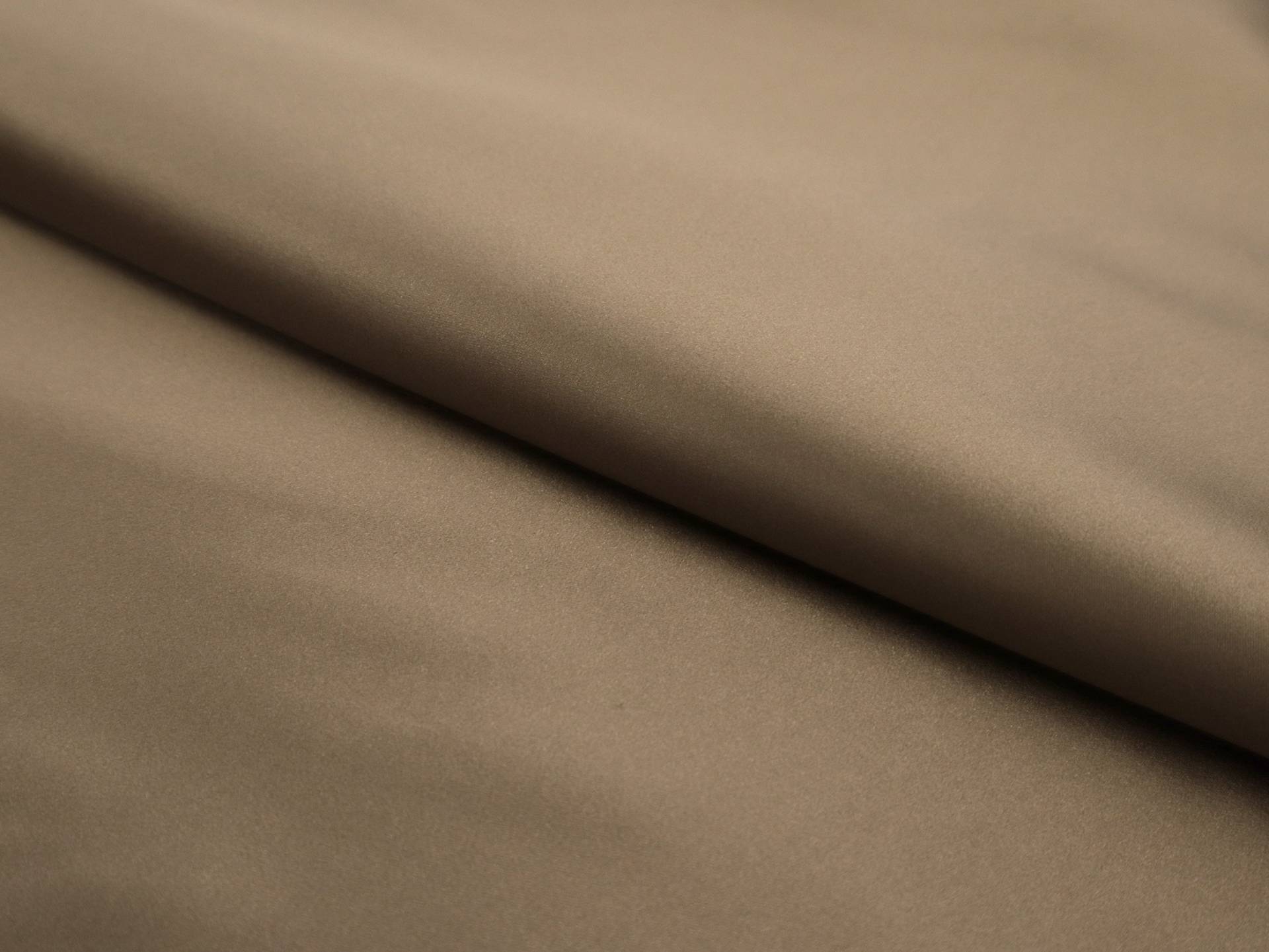 Pure Silk Duchesse Satin in Dark Taupe