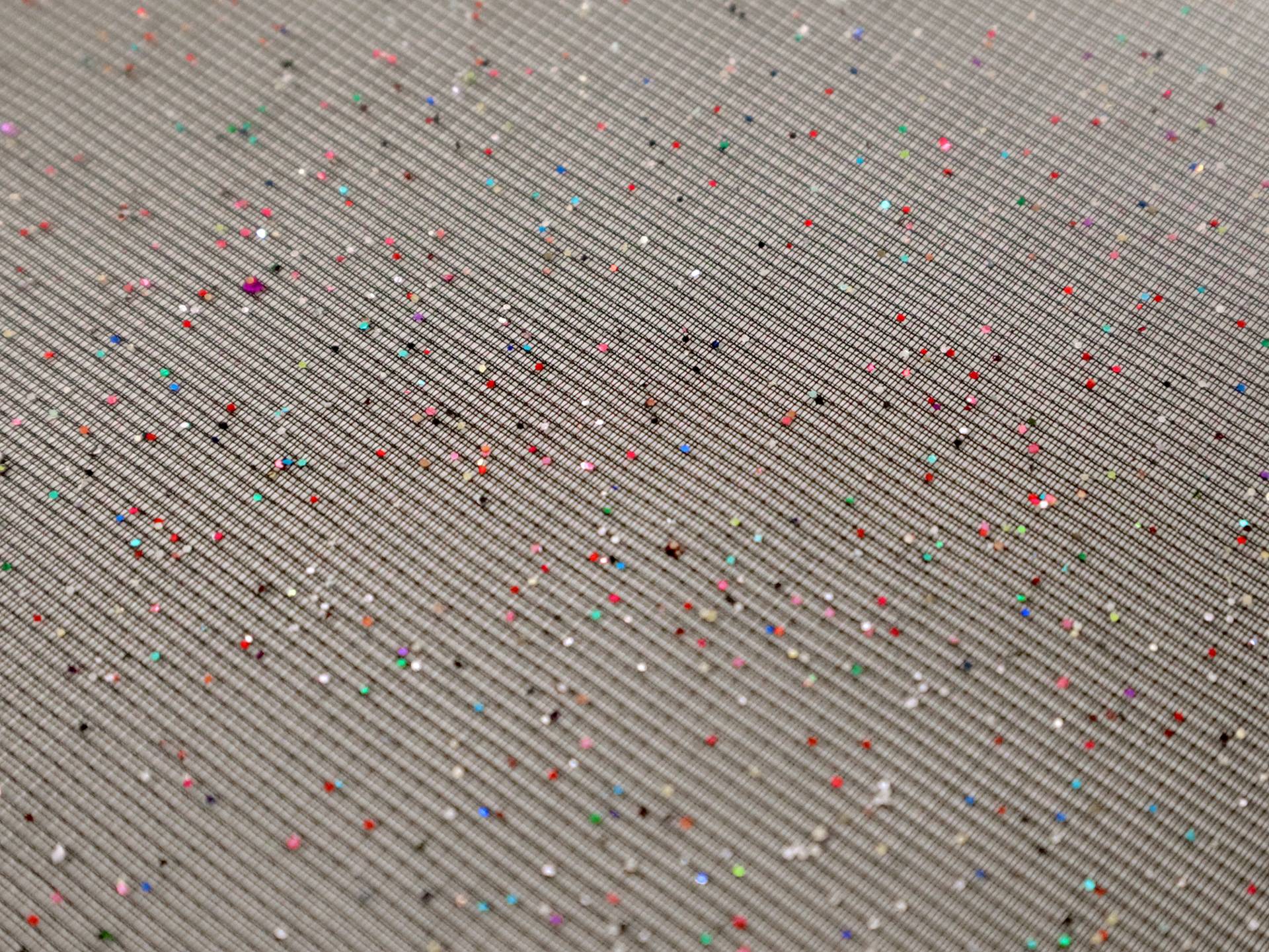 Nylon Blend Glitter Crinoline in Black and Multi-color