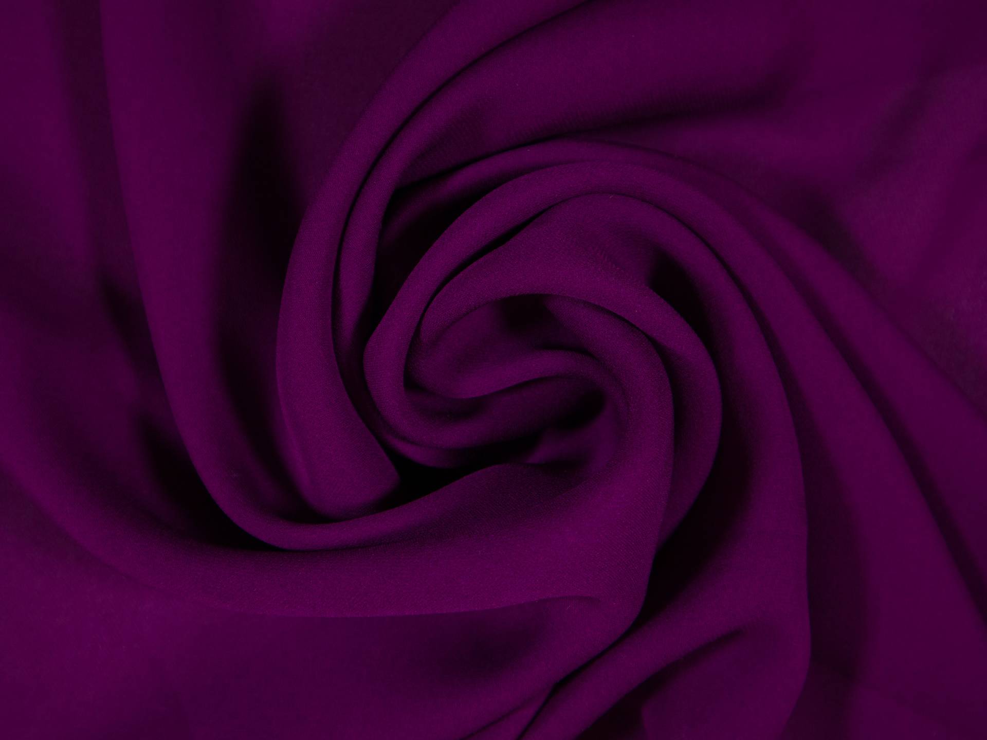 Silk Georgette in Mulberry folded