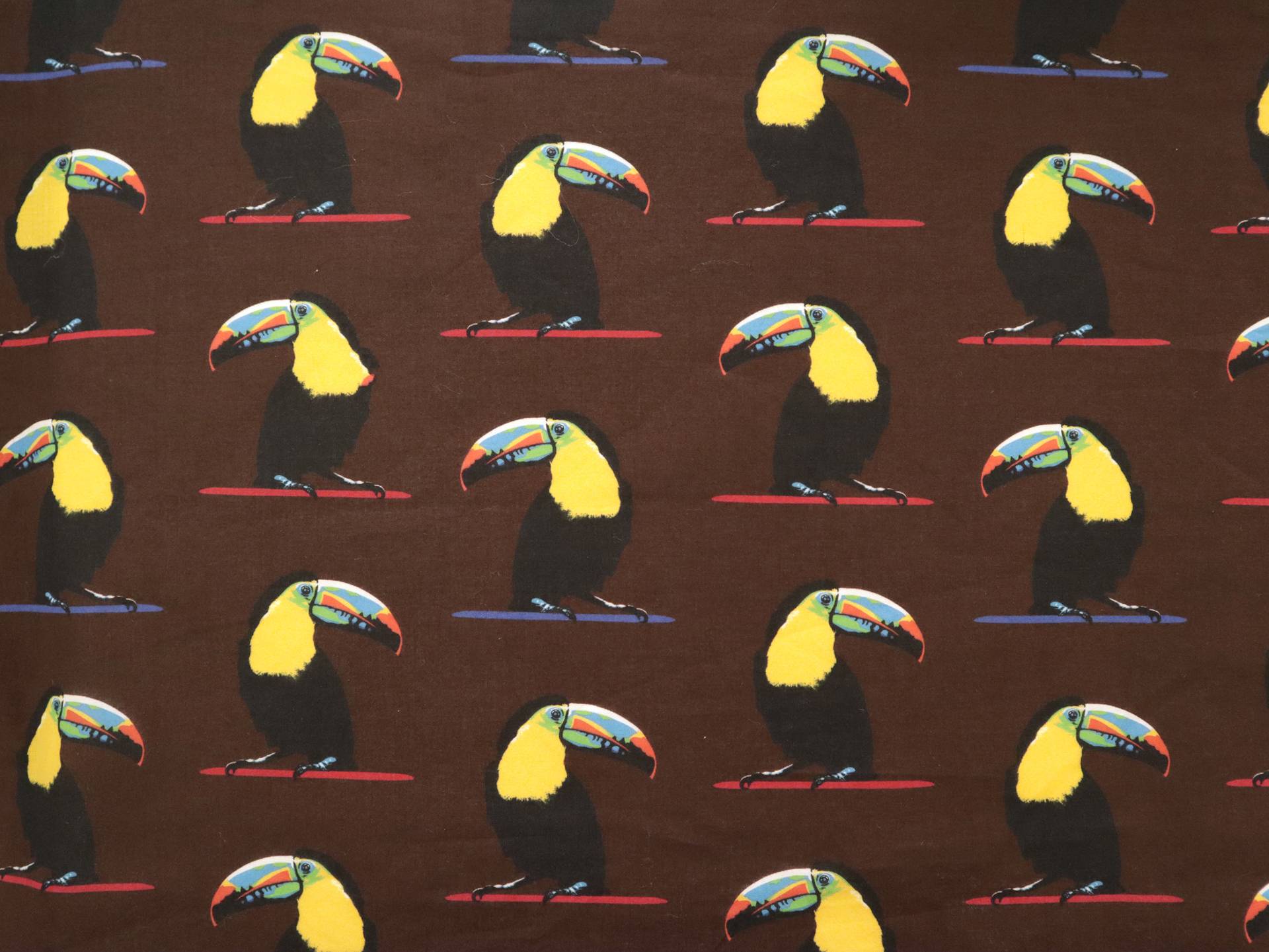 Cotton Lawn with Toucan Birds Print