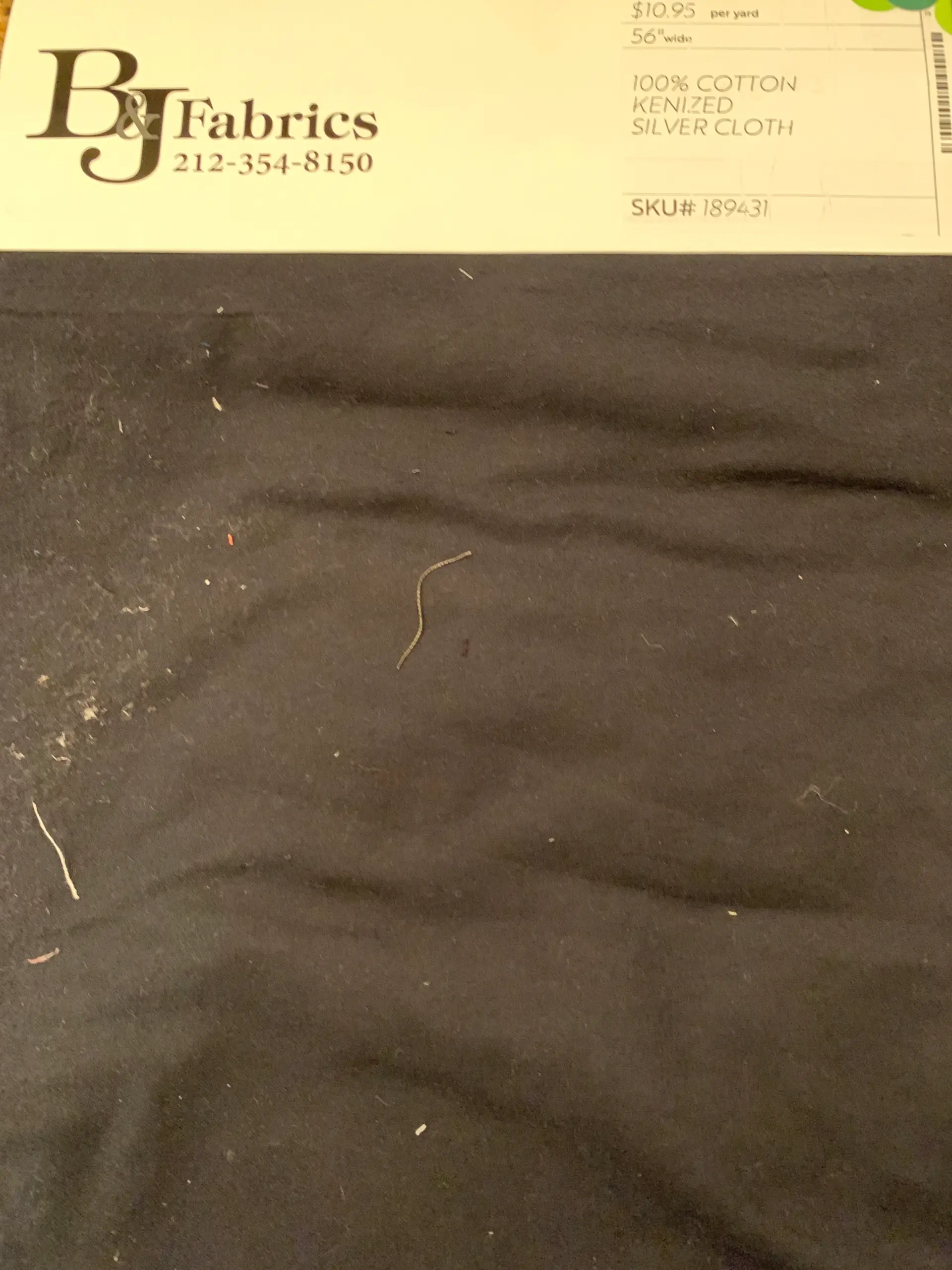 100% COTTON KENIZED SILVER CLOTH